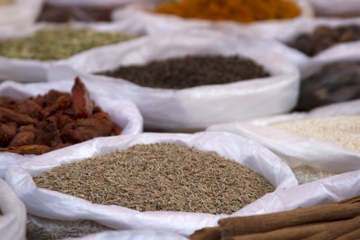 Spice Indian bazaar  Anjuna Market  Goa.