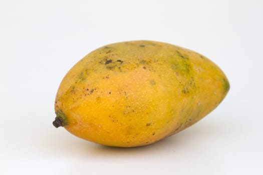 Fresh juicy yellow ripe mango.