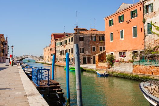 View of Venice, famous city in Italy