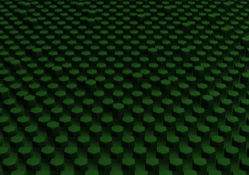 Abstract honeycomb background 3d illustration or backdrop.