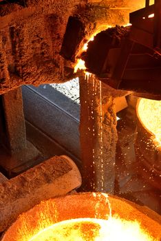 Liquid metal from blast furnace