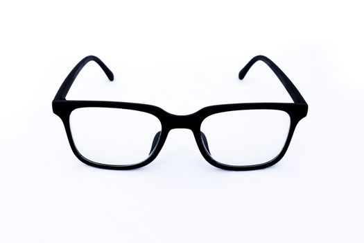 Object eyeglasses isolated on the white.