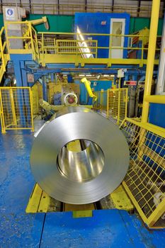 Manufacturing workshops and storage in warehouse steel