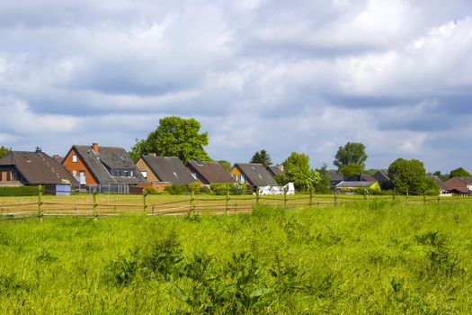 German countryside landscape, Lower Rhine Region