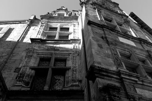 ancient palace in a french town