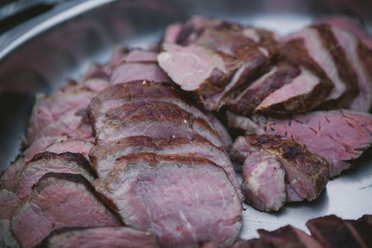 organic beef on the grill. close-up. Shallow DOF.