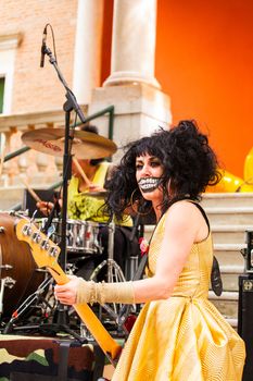 VENICE, ITALY - MAY, 06: Concert during the vernissage of British National Pavilion at the 56th Art exhibition of Venice biennale 2013 on 29, May 2013