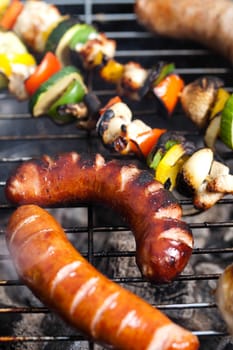 Grilling time, Grill, bright colorful vivid theme