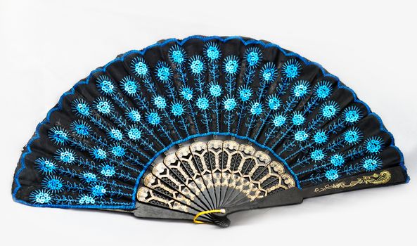 Photo of a beautiful and colorful fan