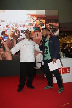 Cake boss Buddy Valastro,the star of TLC channel,on 1 Junr,in shopping center Usce in Belgrade,Serbia,promoting new programs and new season of the Cake boss tv show