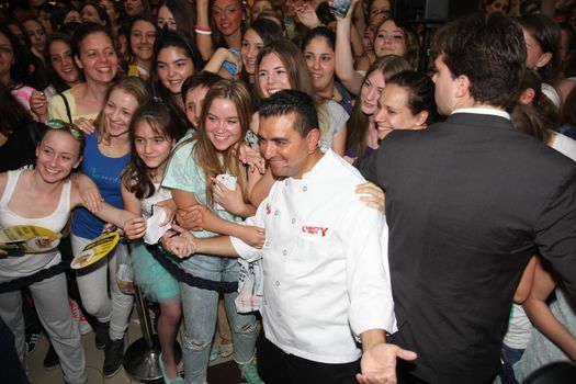 Cake boss Buddy Valastro,the star of TLC channel, with his fans, on 1 June 2015,in shopping center Usce in Belgrade,Serbia,promoting new programs and new season of the Cake boss tv show