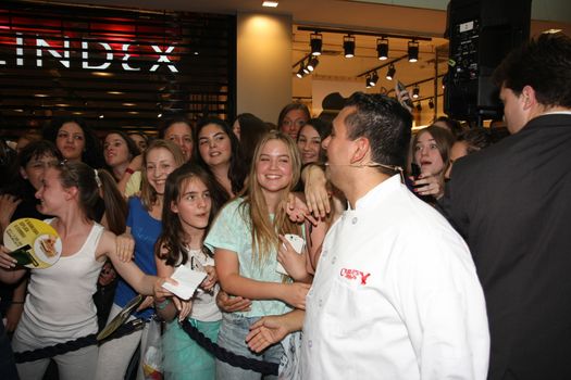 Cake boss Buddy Valastro,the star of TLC channel, with his fans, on 1 June 2015,in shopping center Usce in Belgrade,Serbia,promoting new programs and new season of the Cake boss tv show