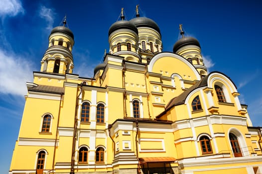 Large Christian Orthodox Church in the Hancu Monastery, Republic of Moldova