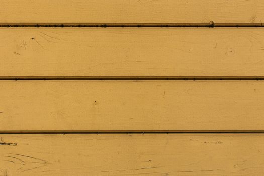 fragment of yellow wood paneling closeup