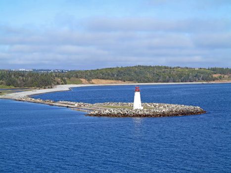 The Lighthouse on McNabs Island, Halifax, Nova Scotia, Canada