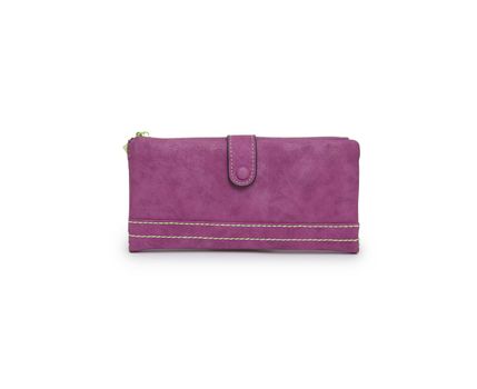 Woman purse (wallet) isolated on the white background