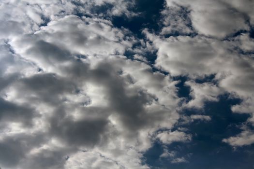 blue sky with white cloud