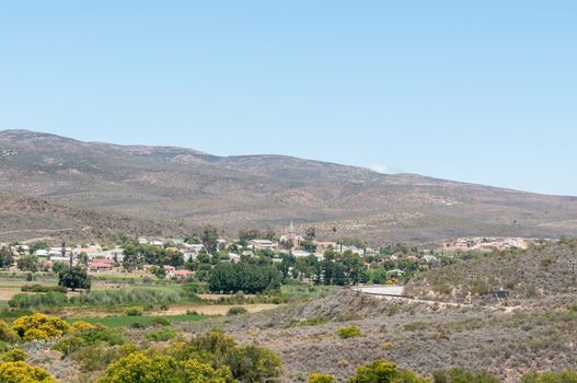 UNIONDALE, SOUTH AFRICA - JANUARY 6, 2015: View of the Little Karoo town of Uniondale
