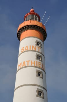  Lighthouse on a blue sky