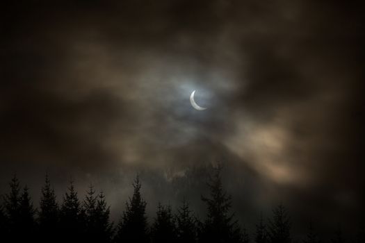 The partial solar eclipse of the 20th March 2015 (Viewed from the United Kingdom)