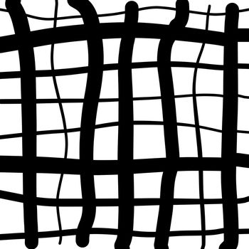 Digital computer graphic - abstraction background with a lines in a black - white colors for design.