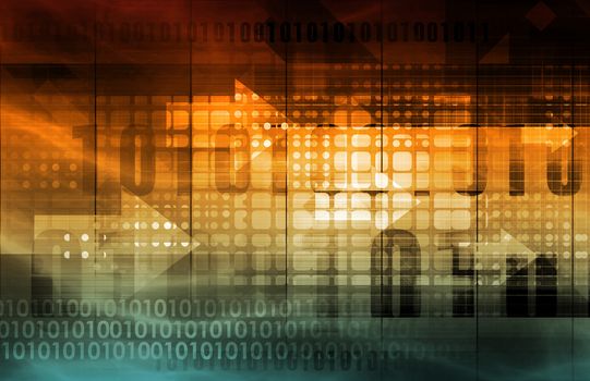 Touchscreen Smart Phone Downloading Apps and Cloud Computing