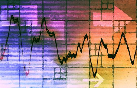 Business Line Chart Graph Showing Company Performance
