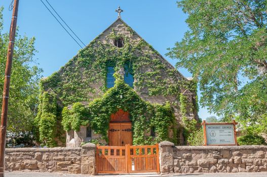 Historic Methodist Church in Oudtshoorn, built from sandstone