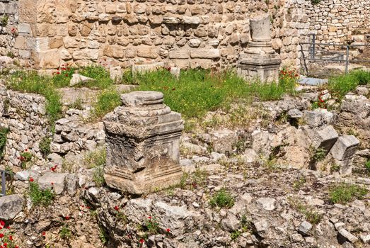 Ruins of the Temple of Serapis in Jerusalem