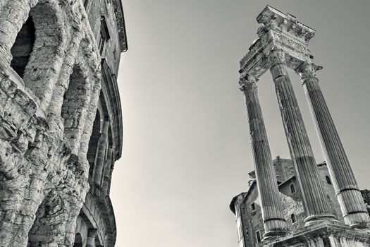 pons fabricius with temple of apollo