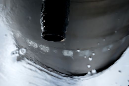 crude oil from oil well with reflex of pumpjack