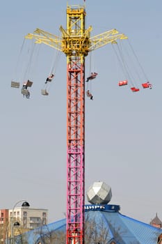 New attraction "The seventh sky". Tyumen, Russia