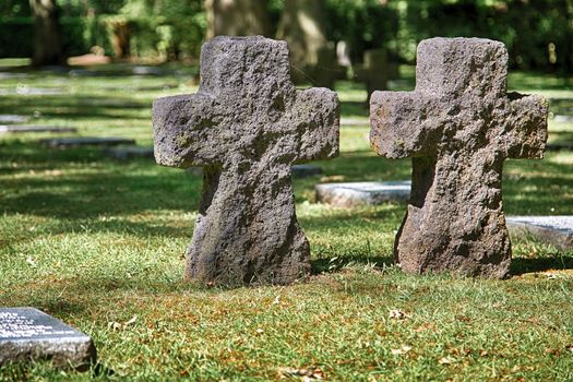 The German Military Cemetery of World War I in Vladslo Belgium