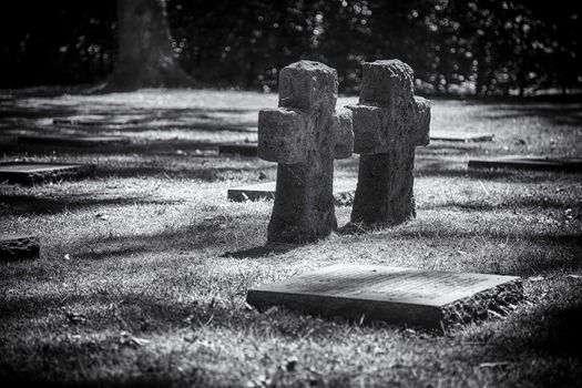 The German Military Cemetery of World War I in Vladslo Belgium