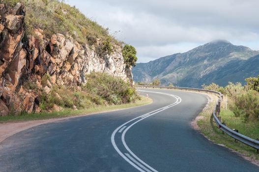 Robinson Pass over the Outeniqua Mountains between Mosselbay and Oudtshoorn in the Western Cape Province of South Africa
