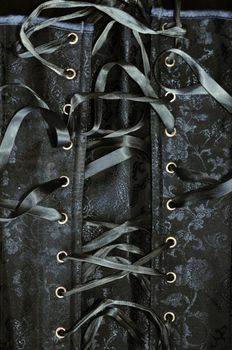 corset lacing detail