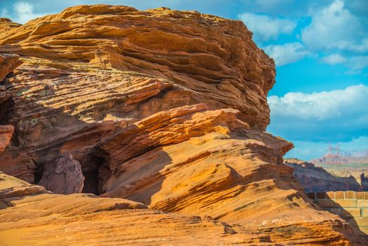 waves geological rock formations in arizona