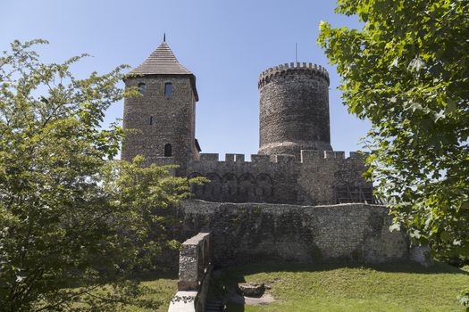 view on Bedzin Castle in Poland,  Upper Silesia