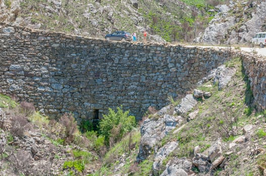 Built out part of the historic Swartberg (Black Mountain) pass
