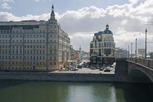  View of Moscow from the Greater Moscow River bridge