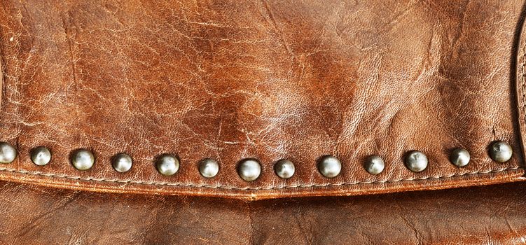 leather bag detail