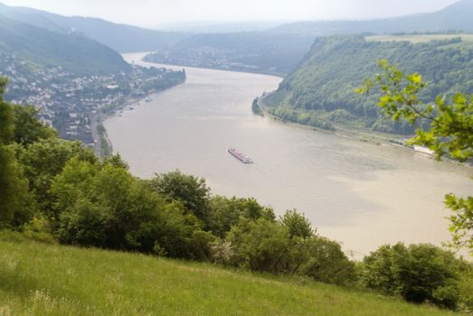 Boppard at the River Rhine