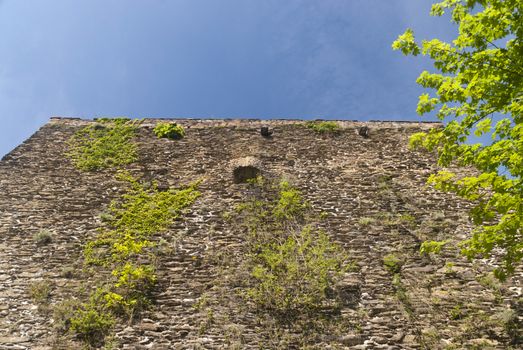 Marksburg Castle at the River Rhine in Germany