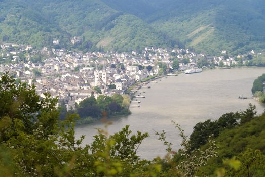 Boppard at the River Rhine