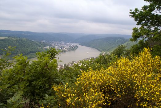 Boppard at the River Rhine