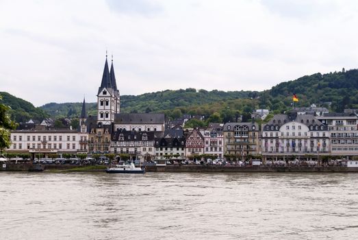 Boppard at the River Rhine
