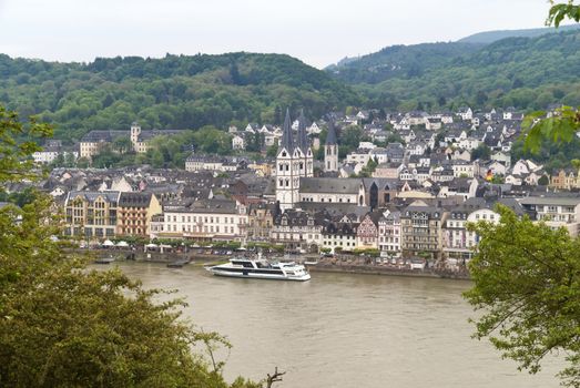 Boppard at the River Rhine