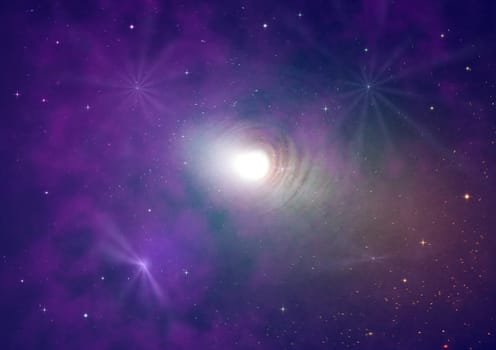 Star field in space a nebulae and a gas congestion. Elements of this image furnished by NASA.
