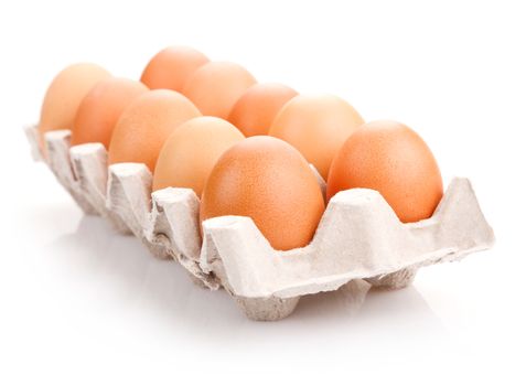 eggs in tray