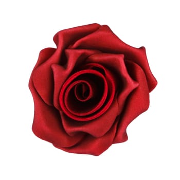 red rose isolated on white background